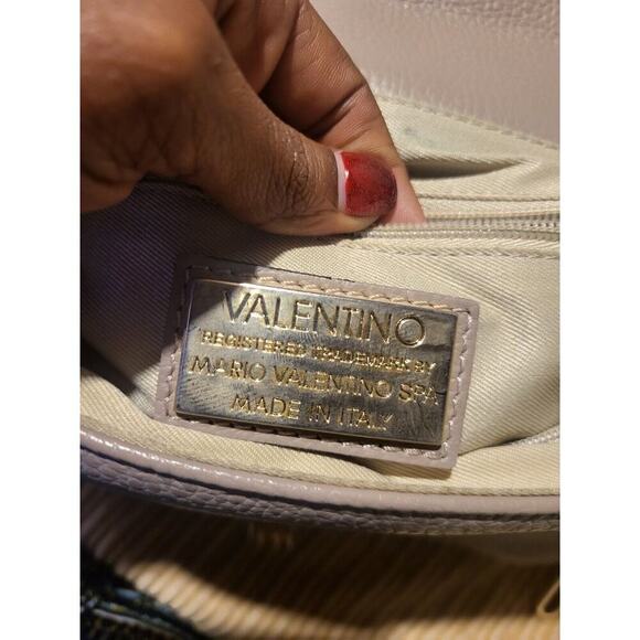 Valentino Alice Taupe leather bag, classic $1095 - Picture 10 of 12